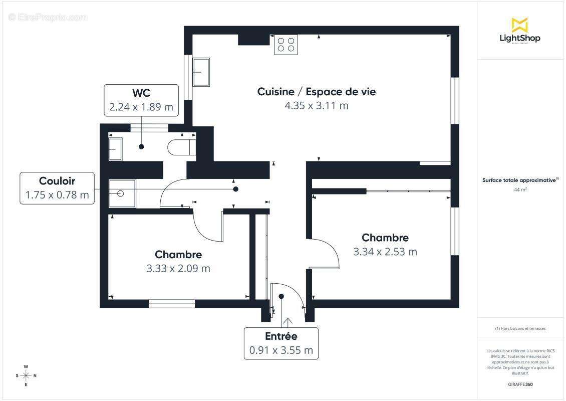 Appartement à PARIS-5E