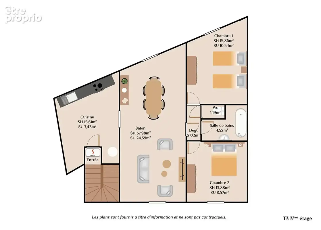 A vendre, Immeuble comprenant 5 appartements et 1 commerce. - photo 10