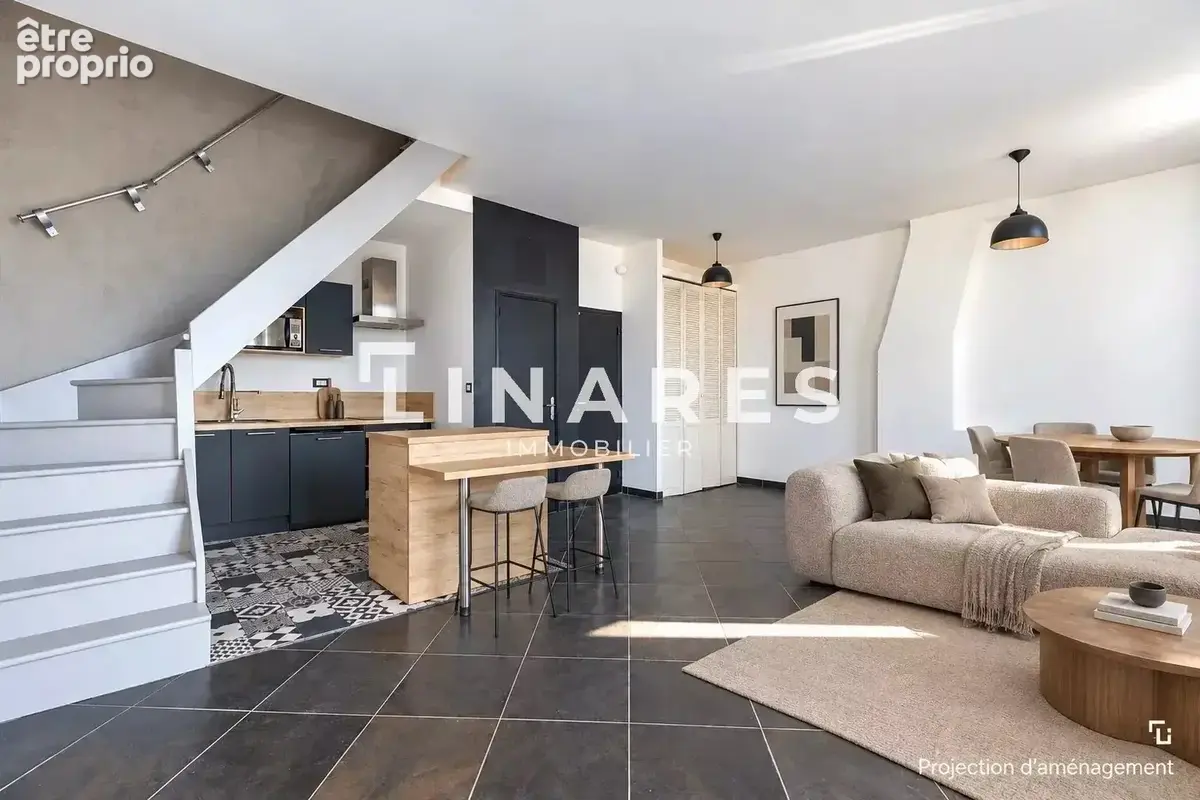 MENSIA - Duplex T3 de 55m² - Dernier étage - 13010 - photo 2