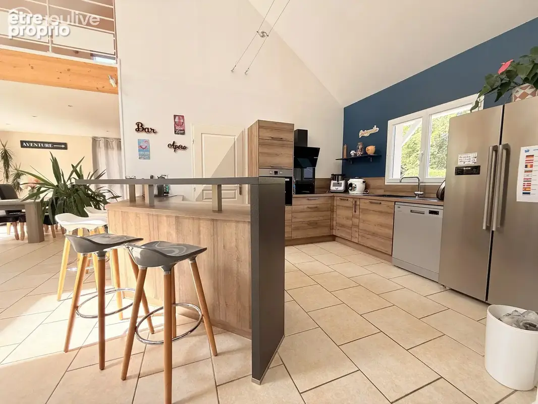 Coup de cœur assuré : maison contemporaine de plain-pied, pièce de vie cathédrale – Néville – 299 000 € HAI - photo 3