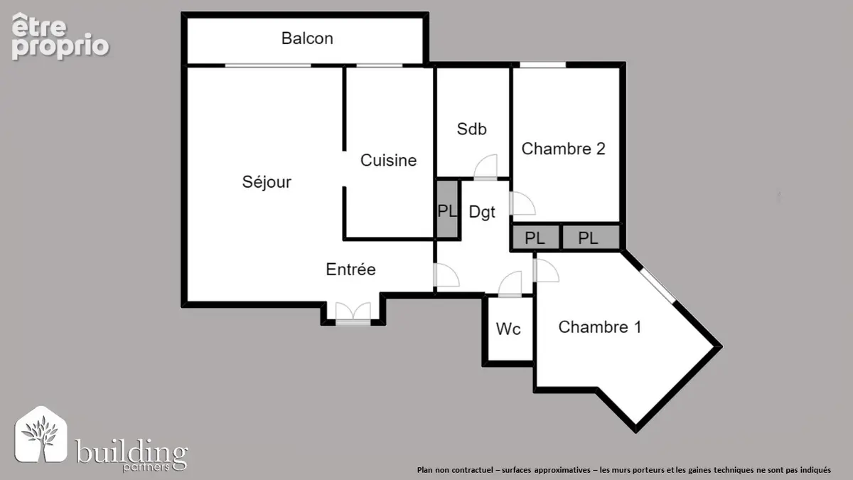 Écluse-Belvédère Suresnes - Appartement 3 pièces 65,74 m² avec 5,90 m² - photo 2