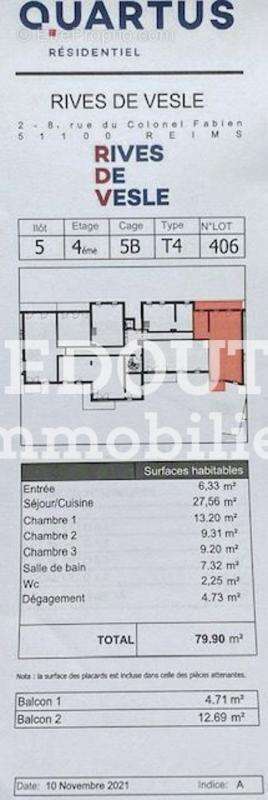 Appartement à REIMS