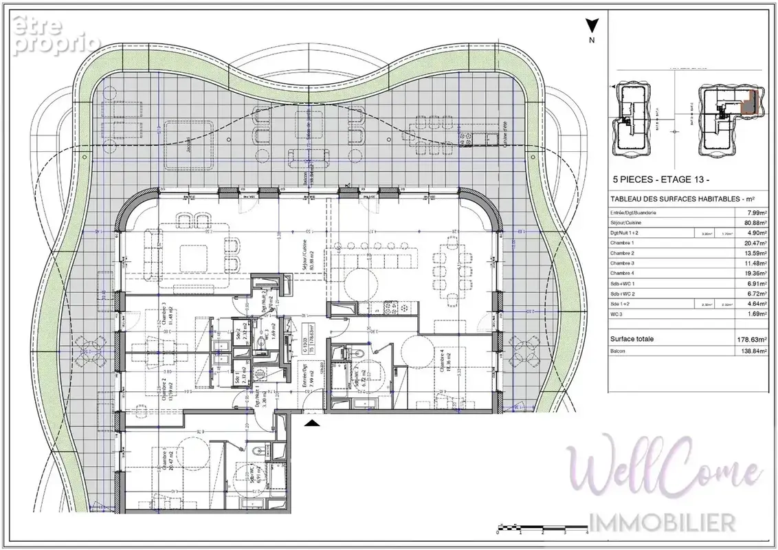 VEFA - Appartement T5 de 178m² en Attique S/O (2 Box inclus) à Aix-Les-Bains ! - photo 3