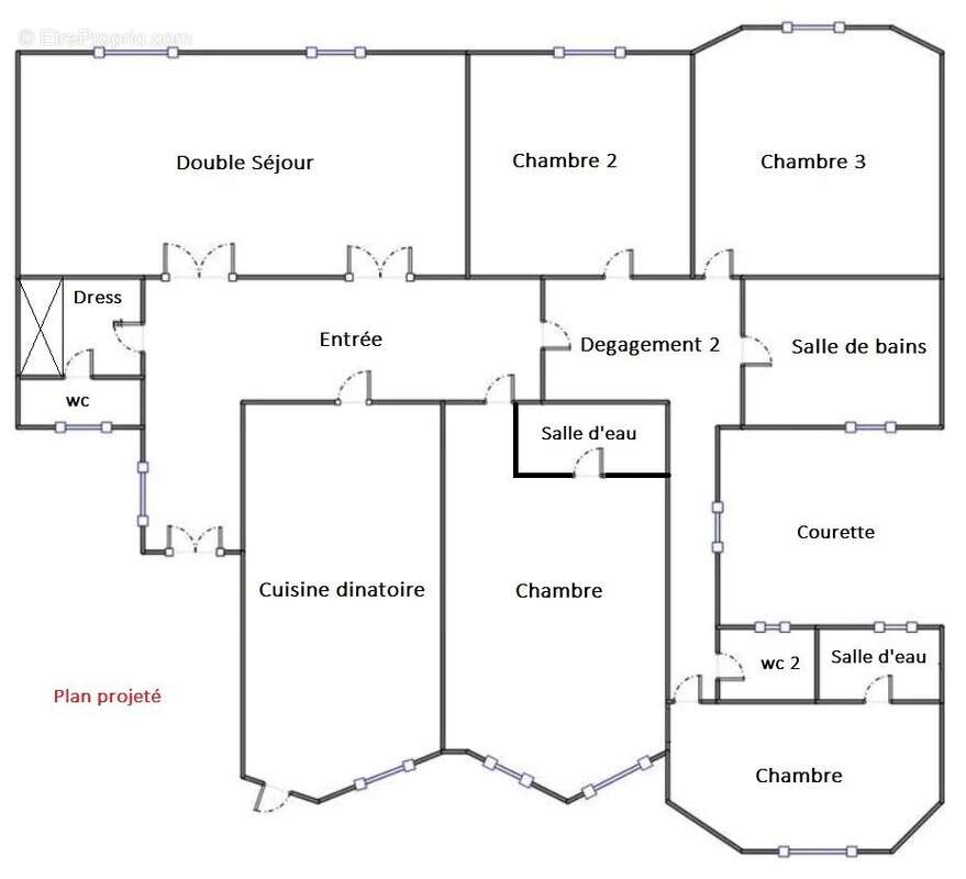 Appartement à PARIS-16E