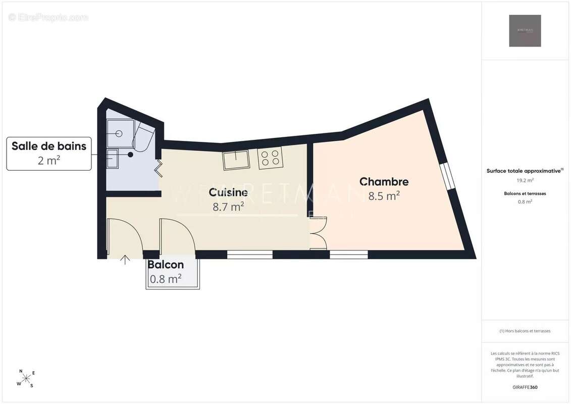 Appartement à MENTON
