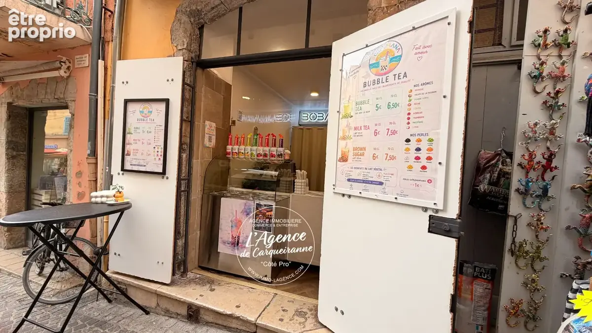 A vendre fonds de commerce bubble tea local 23 m2 entierement renove autres activites possible sauf restauration hyeres - photo 2
