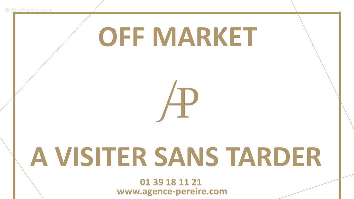 Maison à SAINT-GERMAIN-EN-LAYE