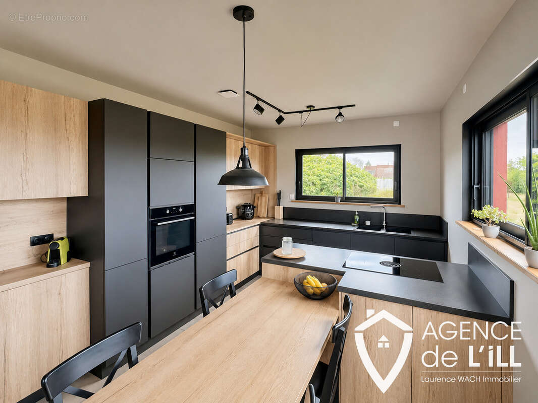 Maison contemporaine 160 m2 sur un terrain 14.50 ares avec vue dégagée - photo 6