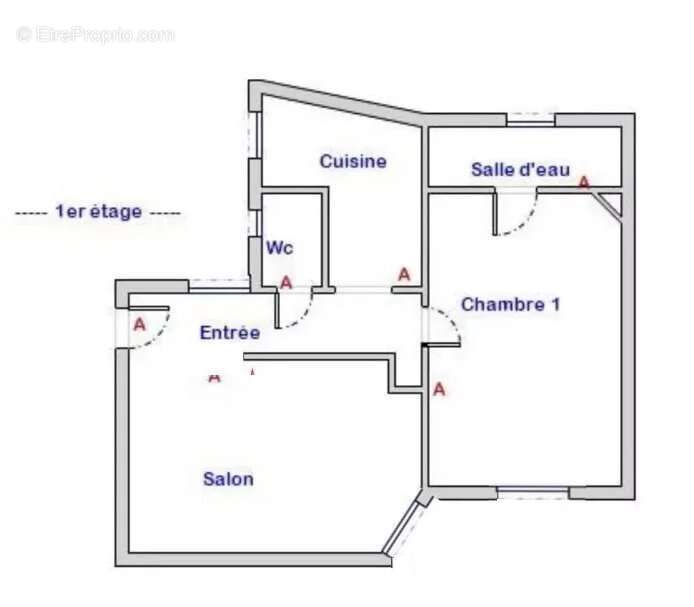 Appartement à PARIS-18E