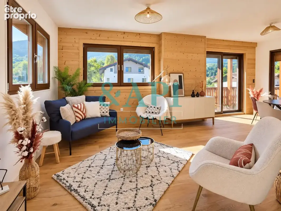 Exclusivite   superbe villa neuve avec vue sur la montagne - à 3 minutes de la station  de ski thollon-les-mém - photo 1