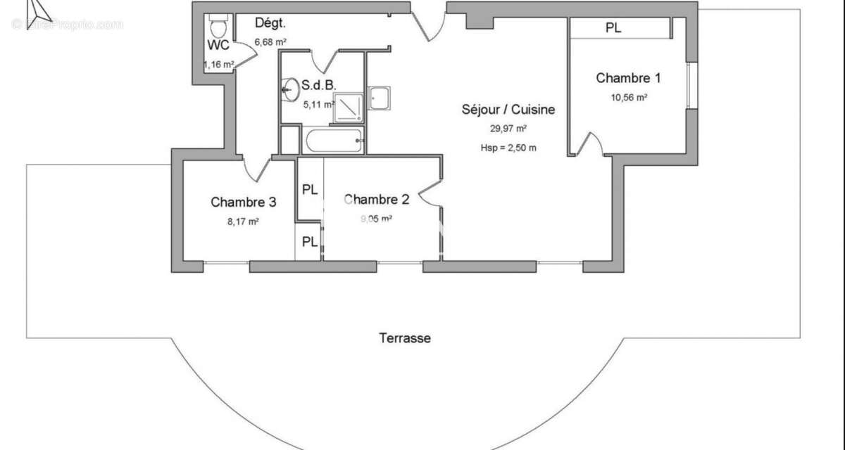 Appartement à LE CANNET