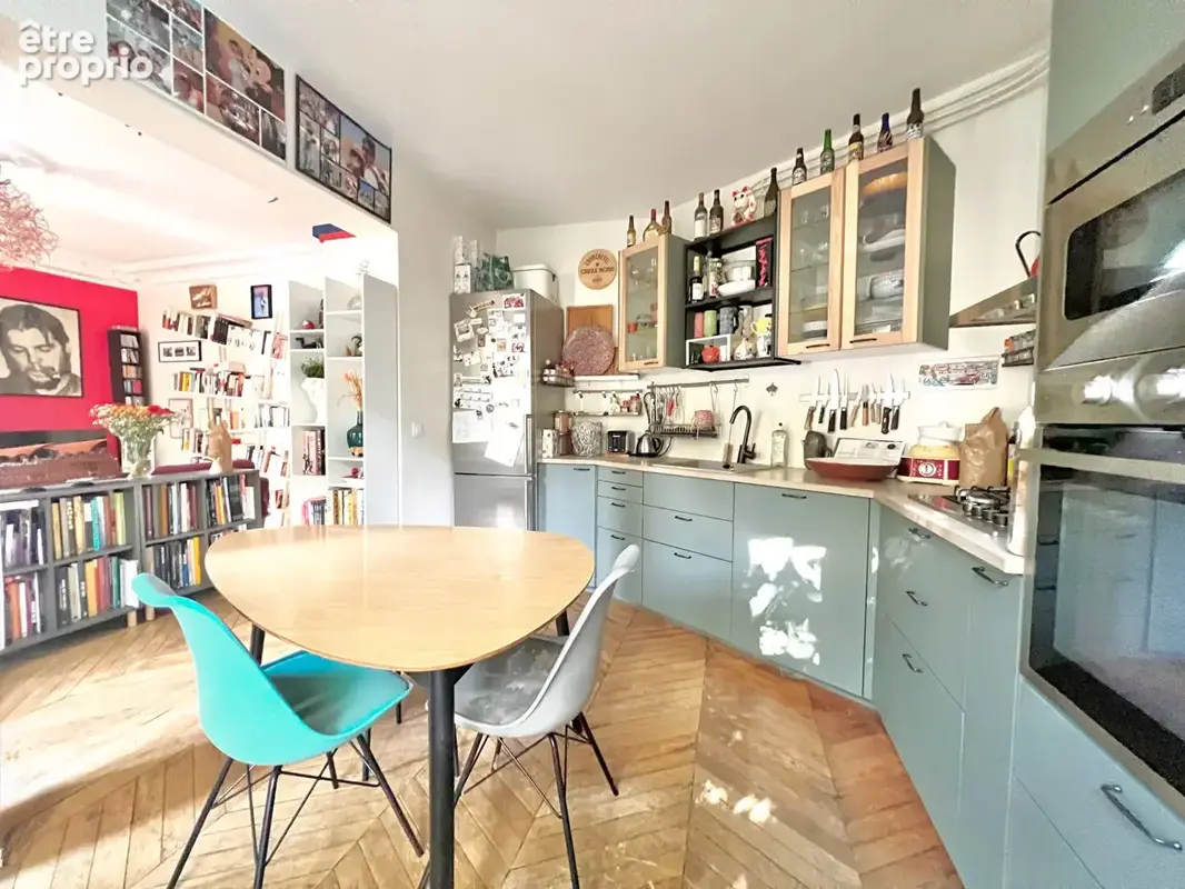 Paris 18ème - Bd.Barbès - 4P  3CH 73,37M2 Balcon filant 14M2 - photo 3