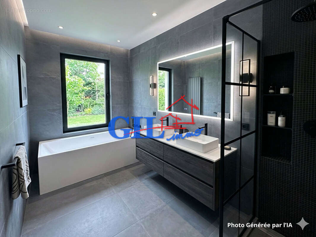 Seine port - propriete bord de seine de 284m2 habitables - terrain plat de 2000m² - photo 13