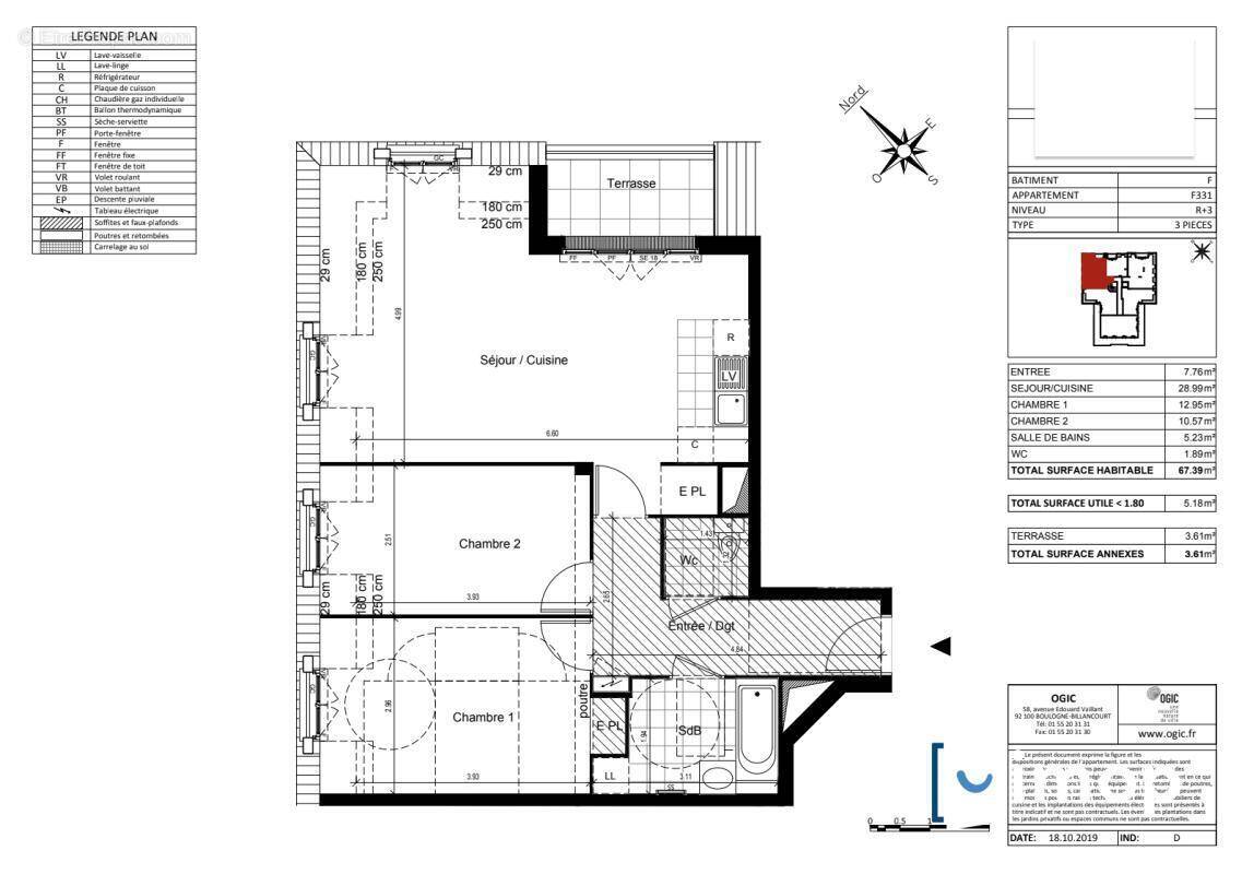 Appartement à LE BLANC-MESNIL
