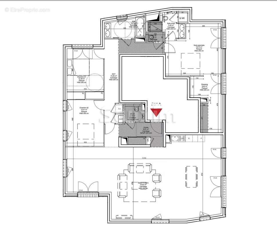 Appartement à CHAMPAGNE-AU-MONT-D'OR