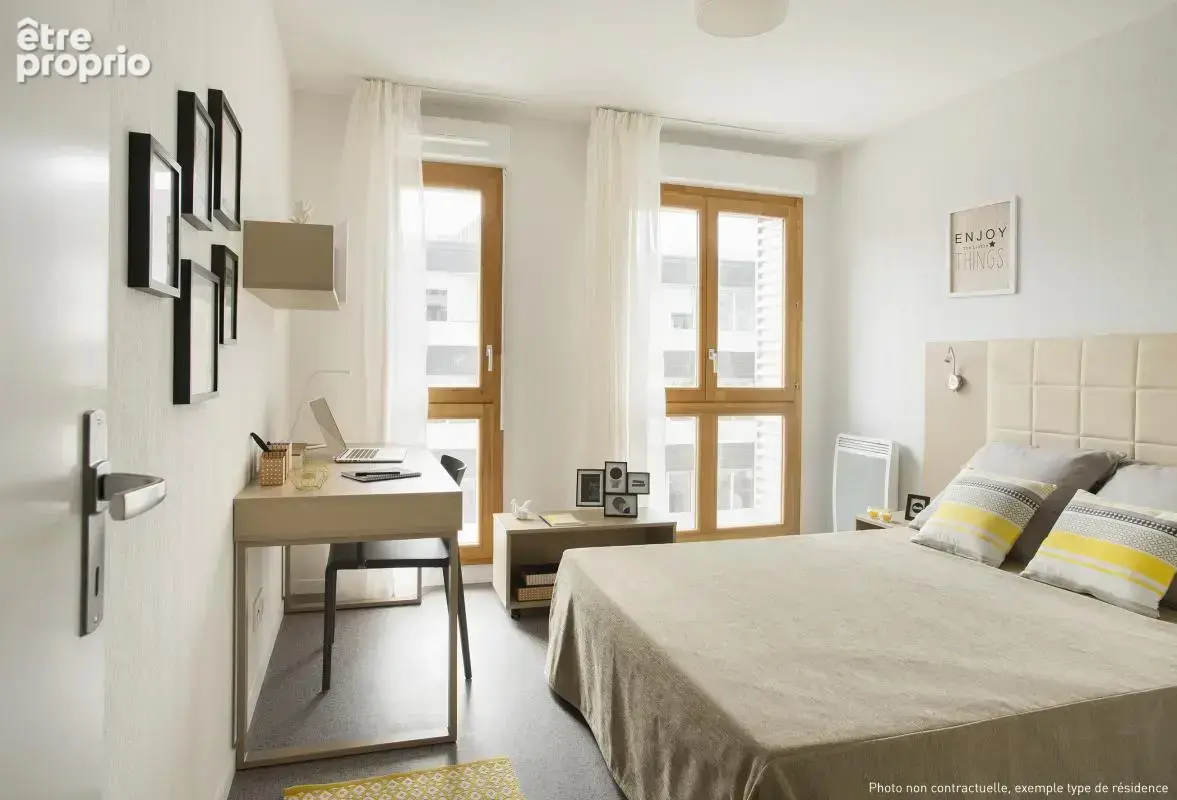 Lyon – em lyon / ens – rare t2 de 38,32 m² au 7ème étage – investissement patrimonial - photo 1