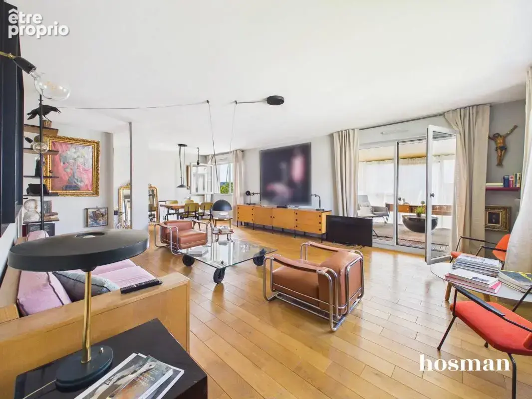 Coup de cœur ! Duplex traversant de 100m² avec immense terrasse (46m²) et jardin d'hiver - Derniers étages - Nanterre - photo 1