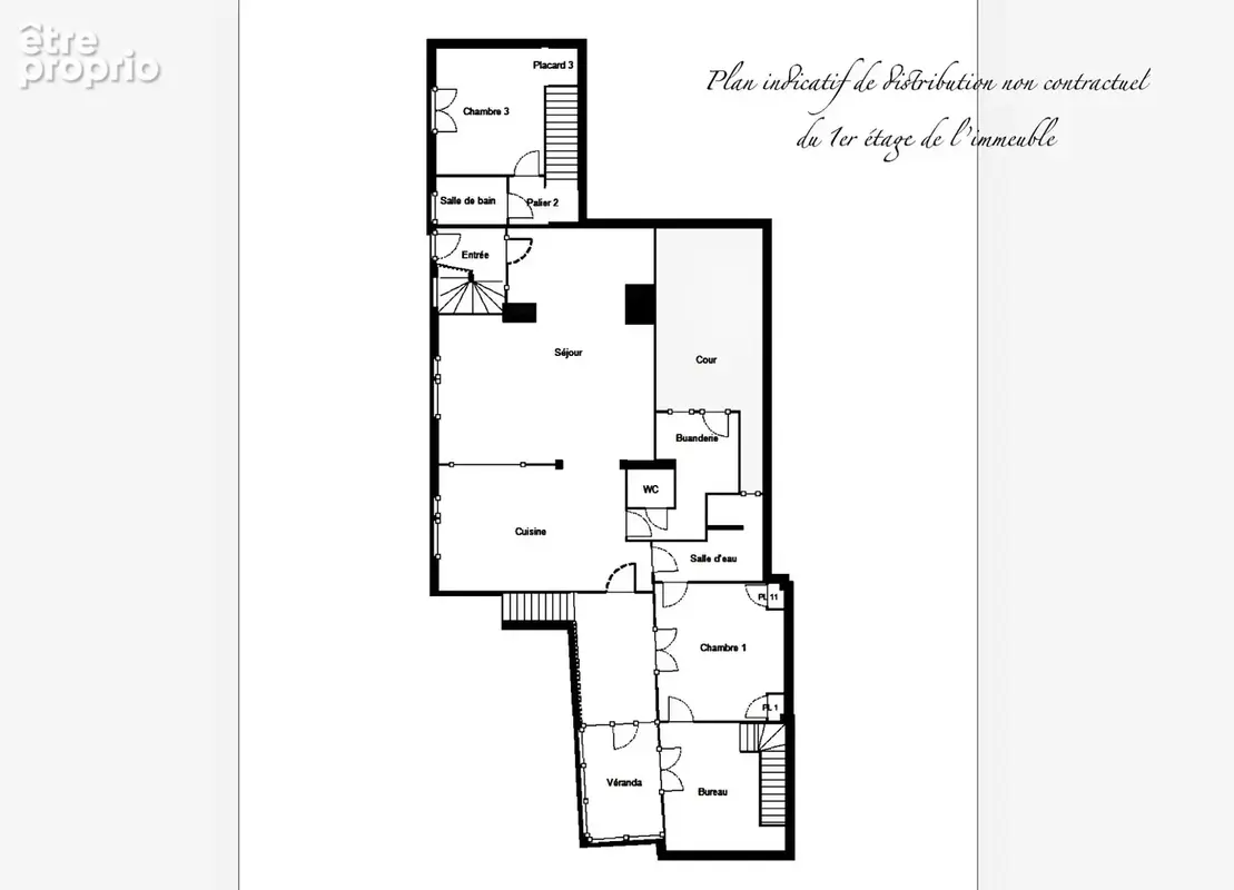 Cébazat hypercentre – maison de caractère + t2 indépendant – 183 m² habitables env. – dépendances – extérieurs - photo 22