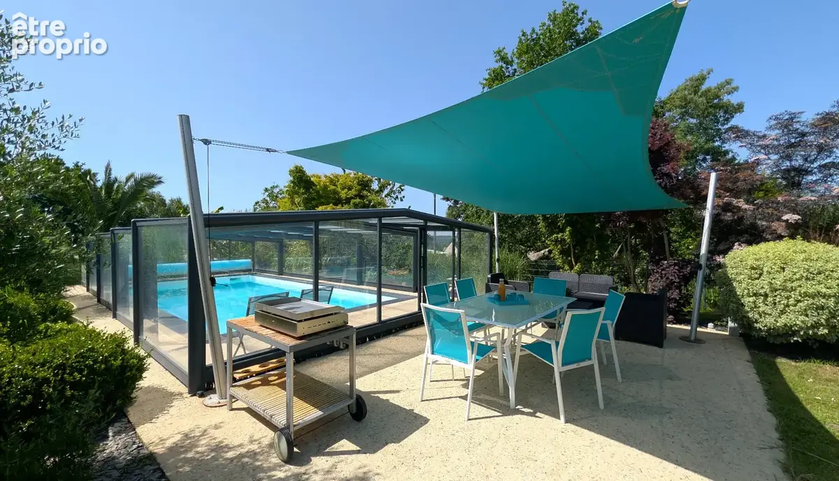 A vendre Maison en pierre 5 pièces - Les Fougerêts (56) - La Gacilly - dépendance - locatif - piscine - photo 12