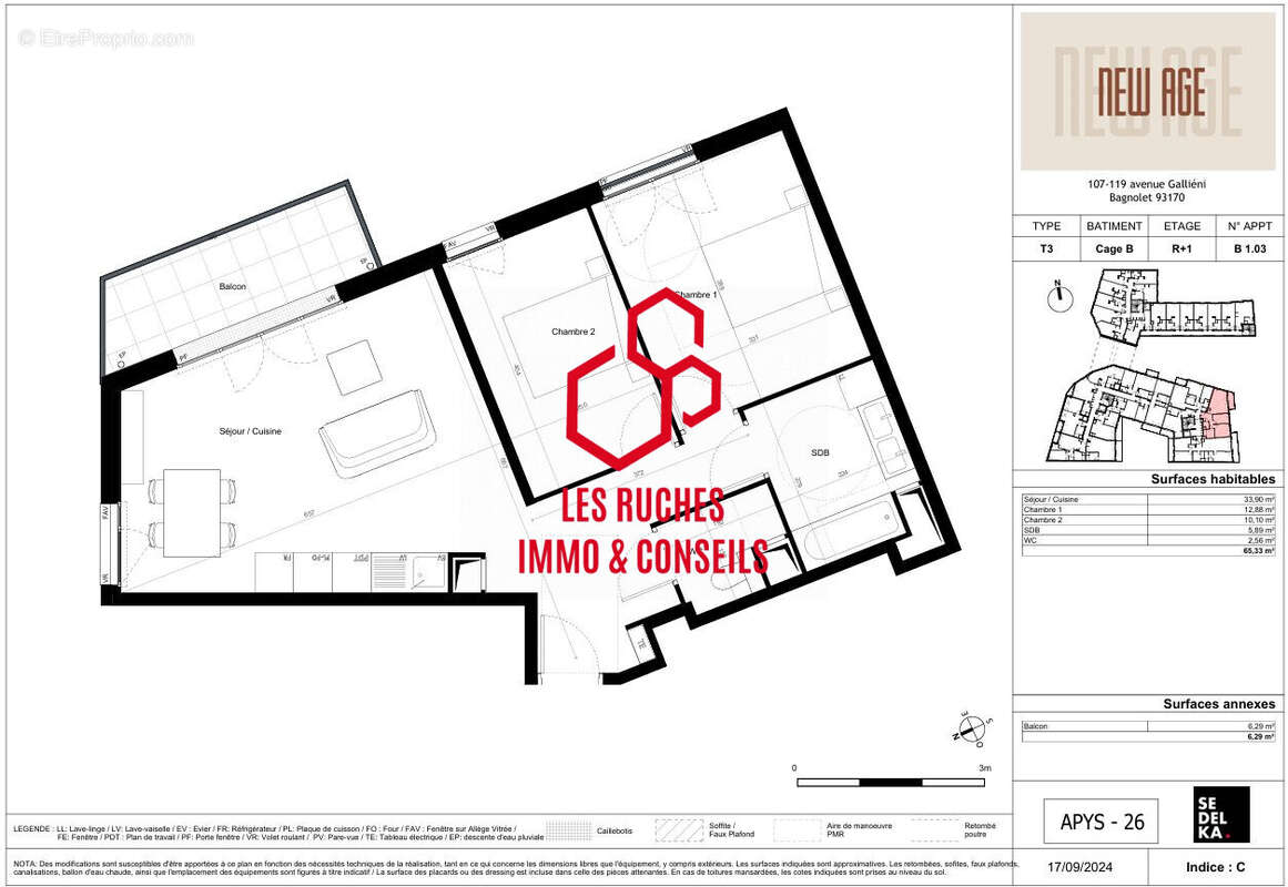 Appartement à BAGNOLET