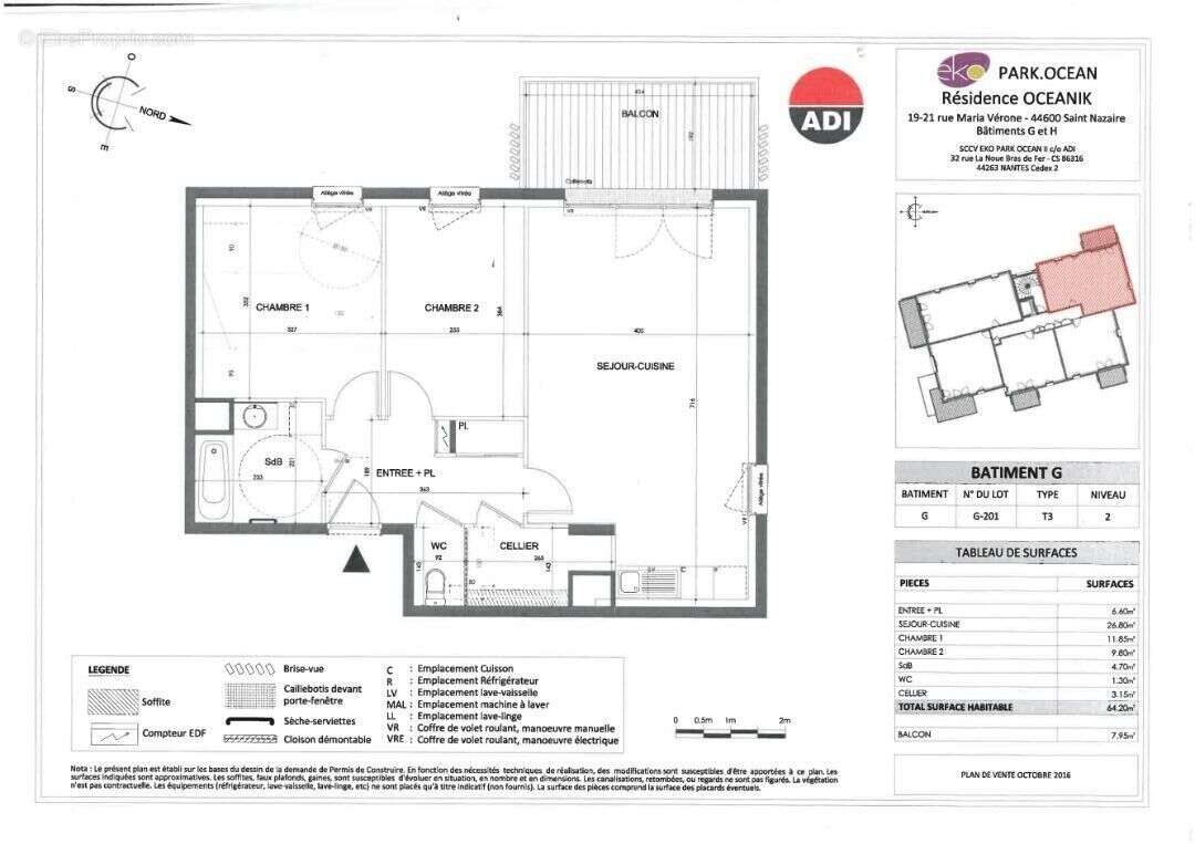 Appartement à SAINT-NAZAIRE