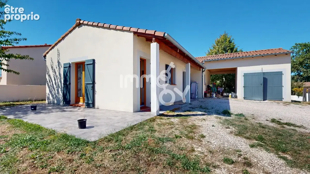 Maison T4 de 88m2 habitable sur 500m2 de terrain, garage et carport - photo 1