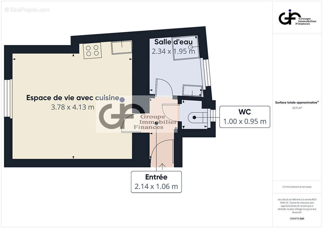 Appartement à PARIS-16E