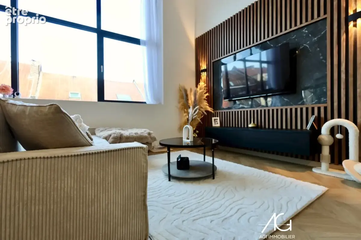 À vendre   superbe loft de 98 m2 avec terrasse, parking et possibilité 3 chambres   tourcoing - photo 3
