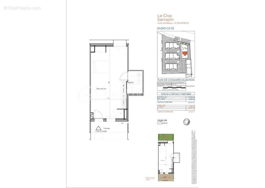 Appartement à NEYRON