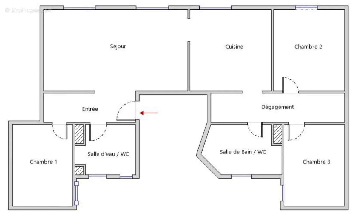 Appartement à PARIS-17E