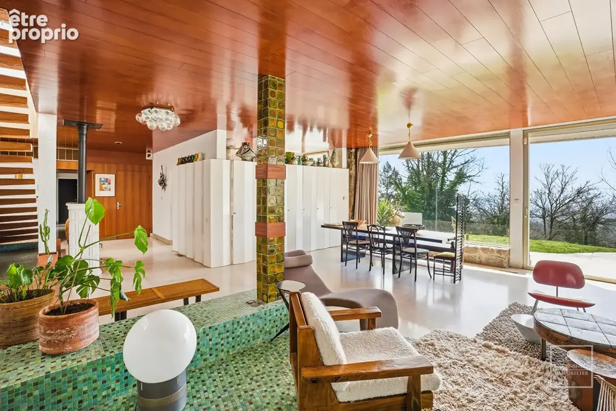 Limonest - 238 m² - Icône californienne des années 60 - vue exceptionnelle - photo 13