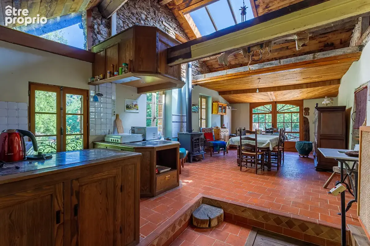 Ancien moulin au bord du Viaur -Vue magnifique sur l'eau - 185 m² habitables - photo 5
