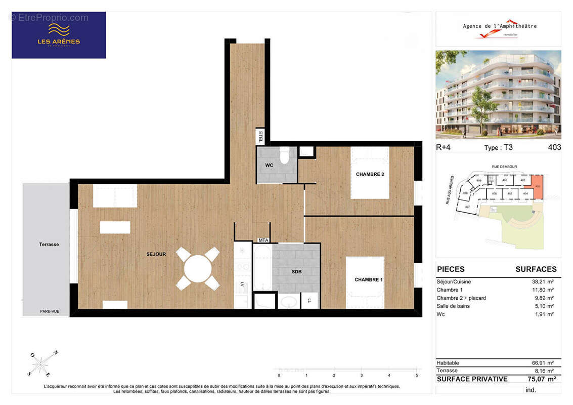 Appartement à METZ