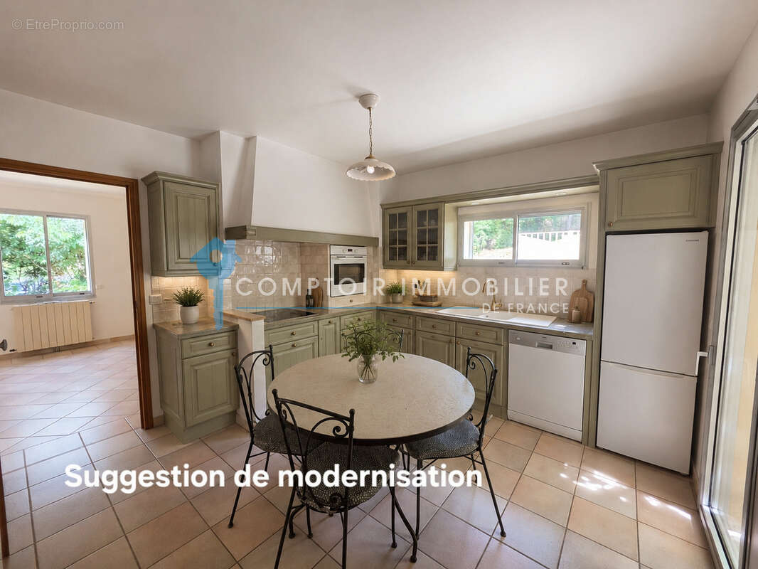 Dépt Hérault (34) -Aniane - À vendre - Villa T4/T5 avec terrasses, piscine, garage, sous-sol, parcelle de 1800 - photo 12