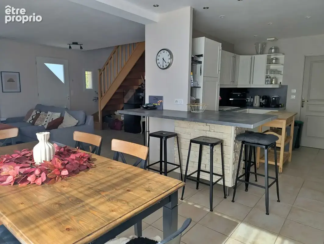 Maison avec chauffage au sol et pompe à chaleur
