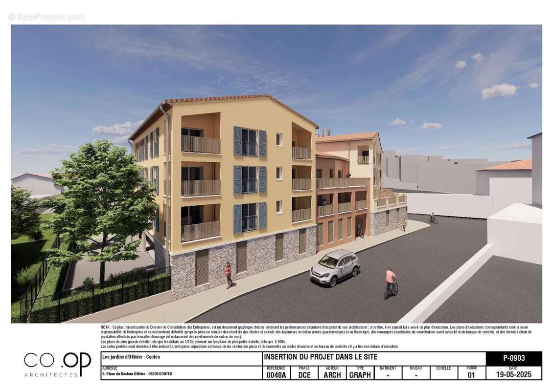 Appartement à CONTES