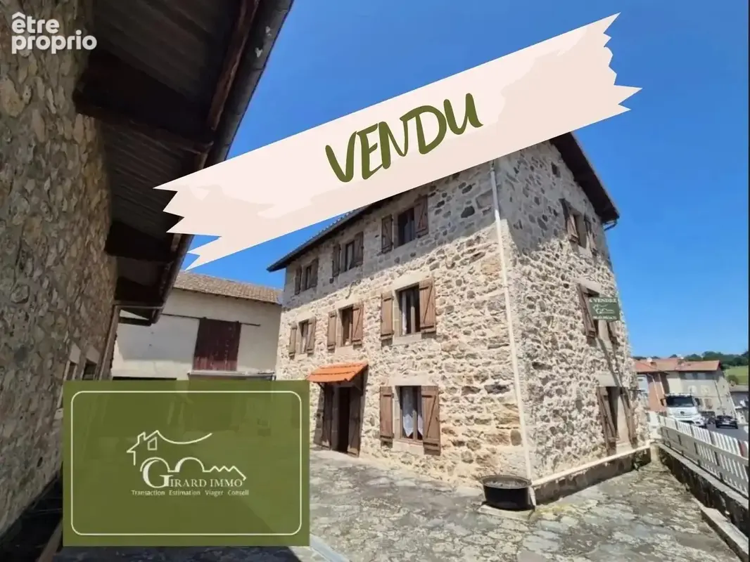Maison en pierre sur trois niveaux avec dépendances et terrain - photo 1