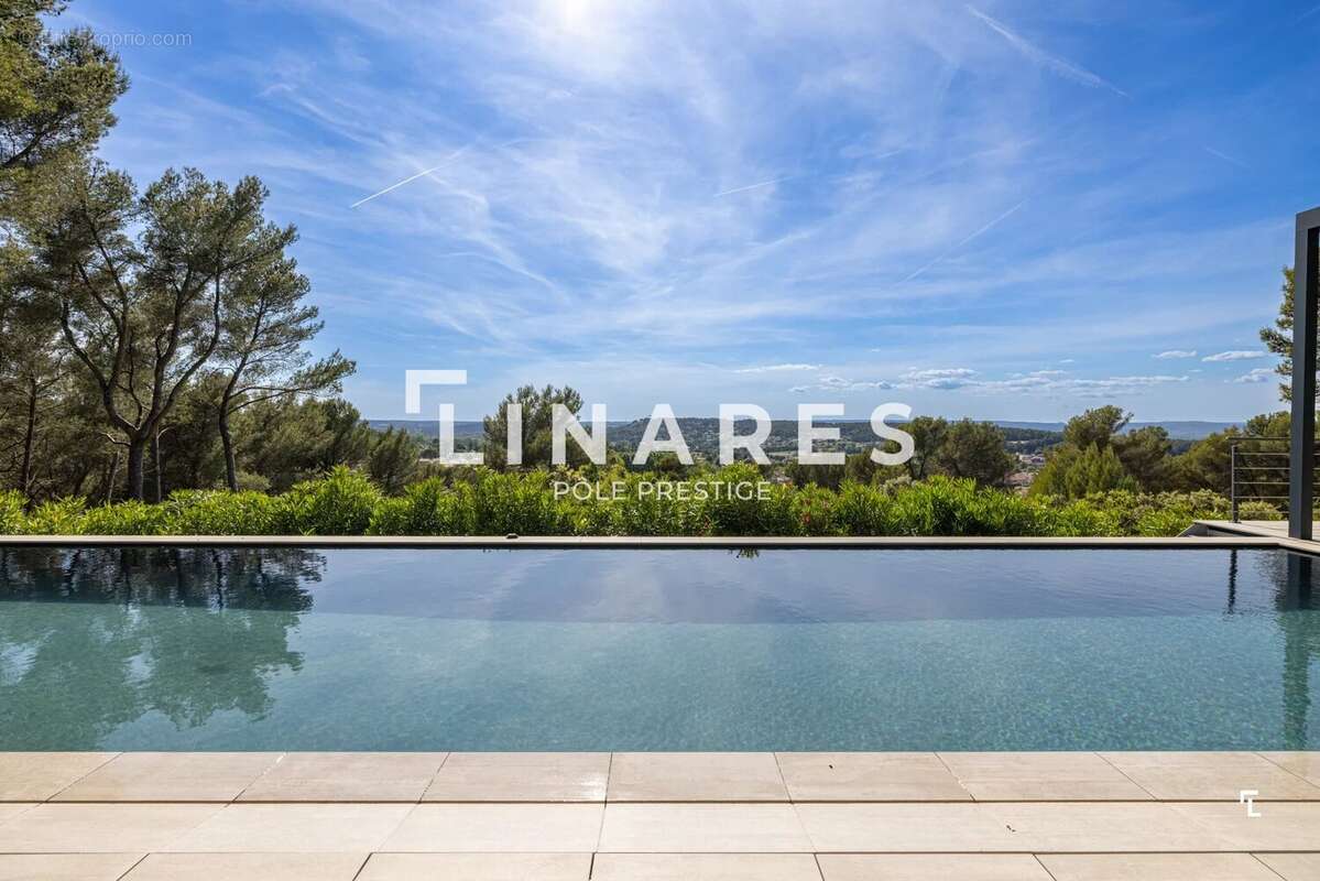 LE PANORAMA - Villa contemporaine d’architecte de 283m2 avec vue panoramique - Piscine à débordement - Bouc-Bel-Air - photo 20