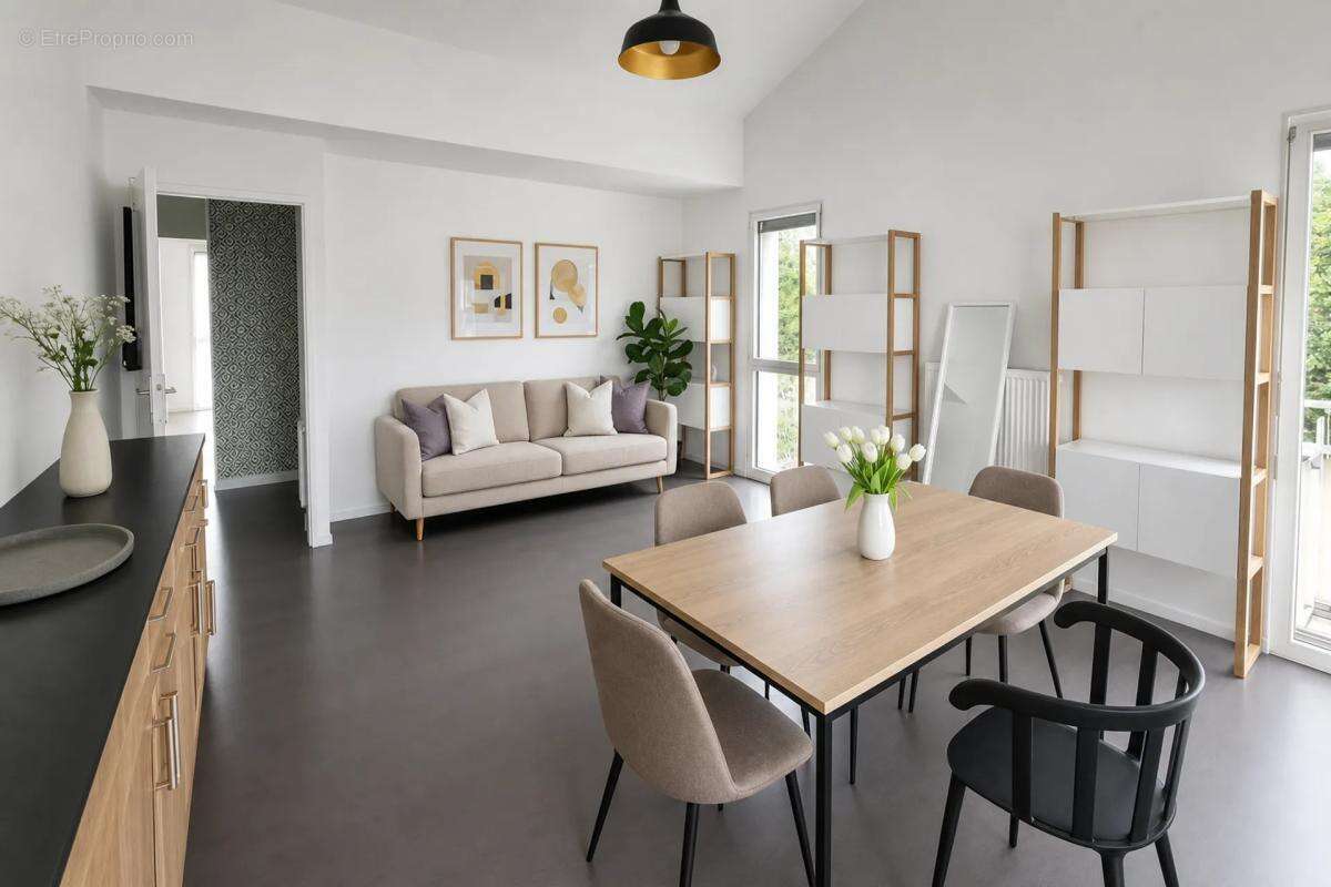 Superbe T3 lumineux avec grande terrasse et parking - photo 2