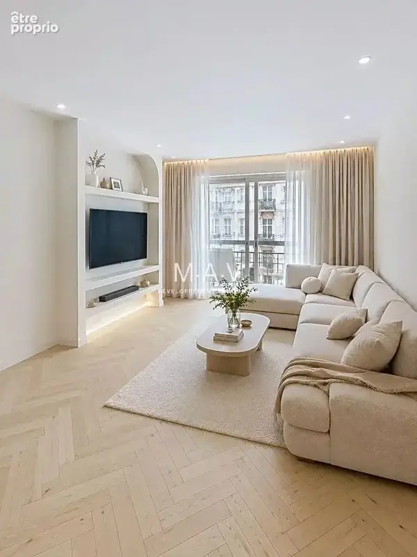 Nice/carré d'or - appartement 3 pièces luxueusement rénové terrasse 12 m² - photo 4
