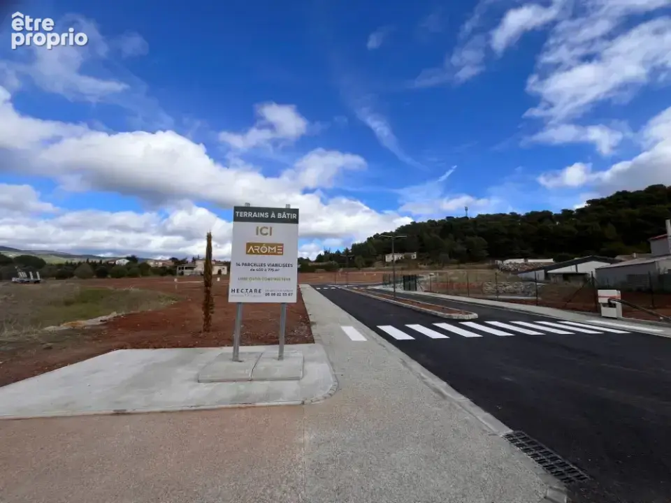 Terrain 600 m² à vendre à Villeneuve-Minervois (11160) - photo 2