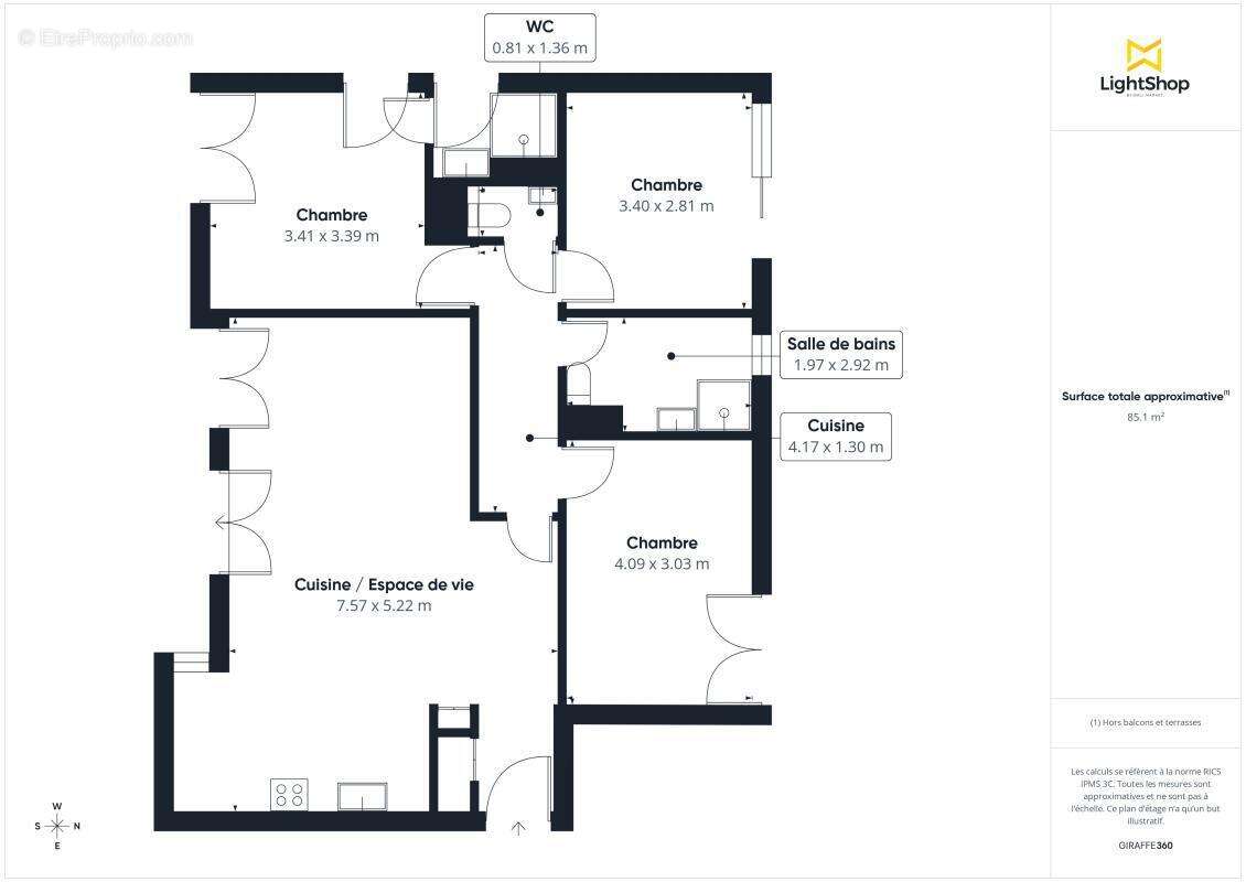Appartement à SAINT-MAUR-DES-FOSSES