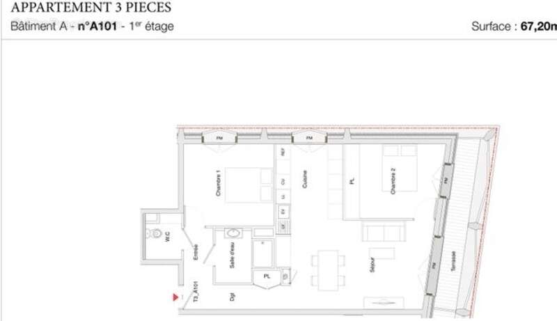 Appartement à TOULOUSE