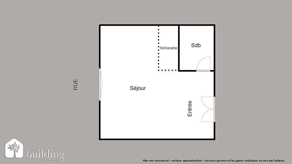Maillot-Foch Paris 16ème - Studio 14,55 m² - photo 2