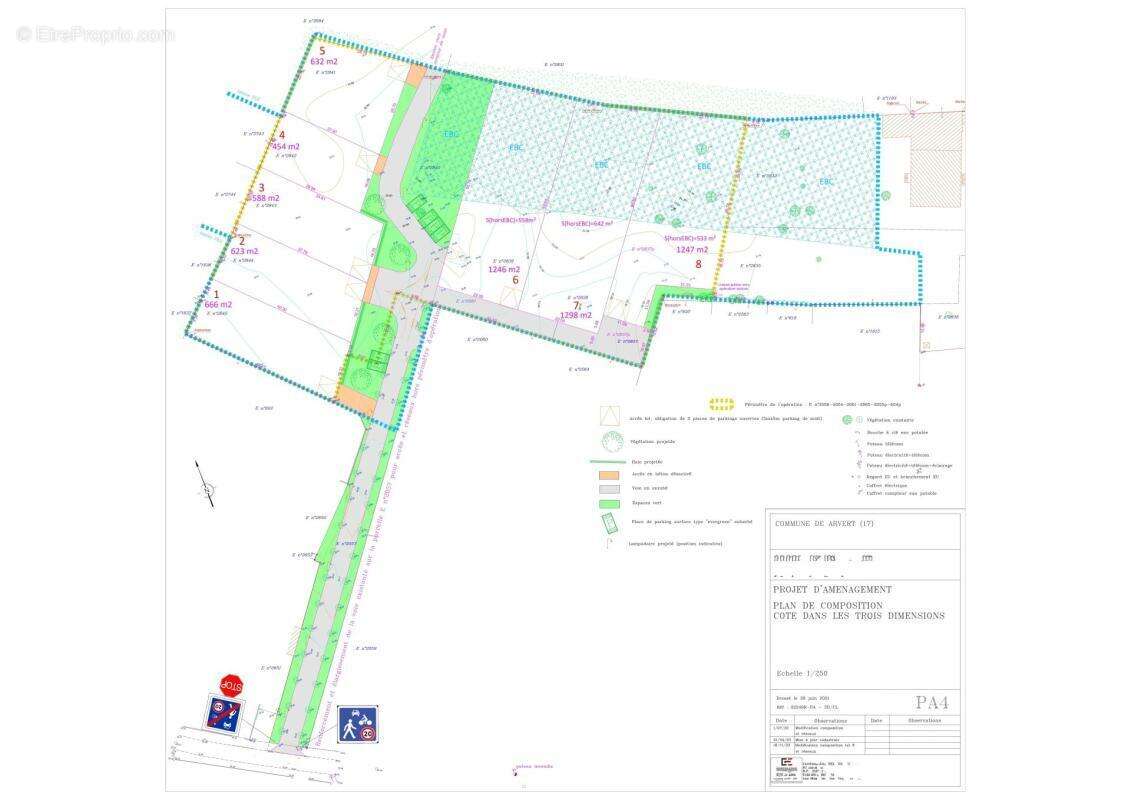 Terrain à bâtir viabilisé – 623 m² – Arvert (17530) - photo 2