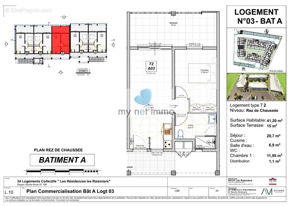 Appartement à SAINTE-ANNE