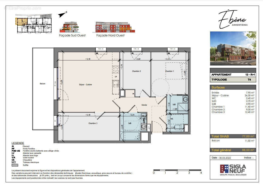 Appartement à ARMENTIERES