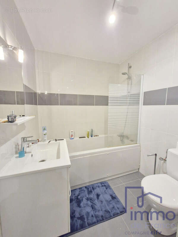 une des deux salle de bains - Appartement à SAINT-ETIENNE