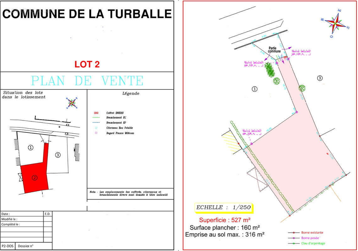 Terrain à LA TURBALLE