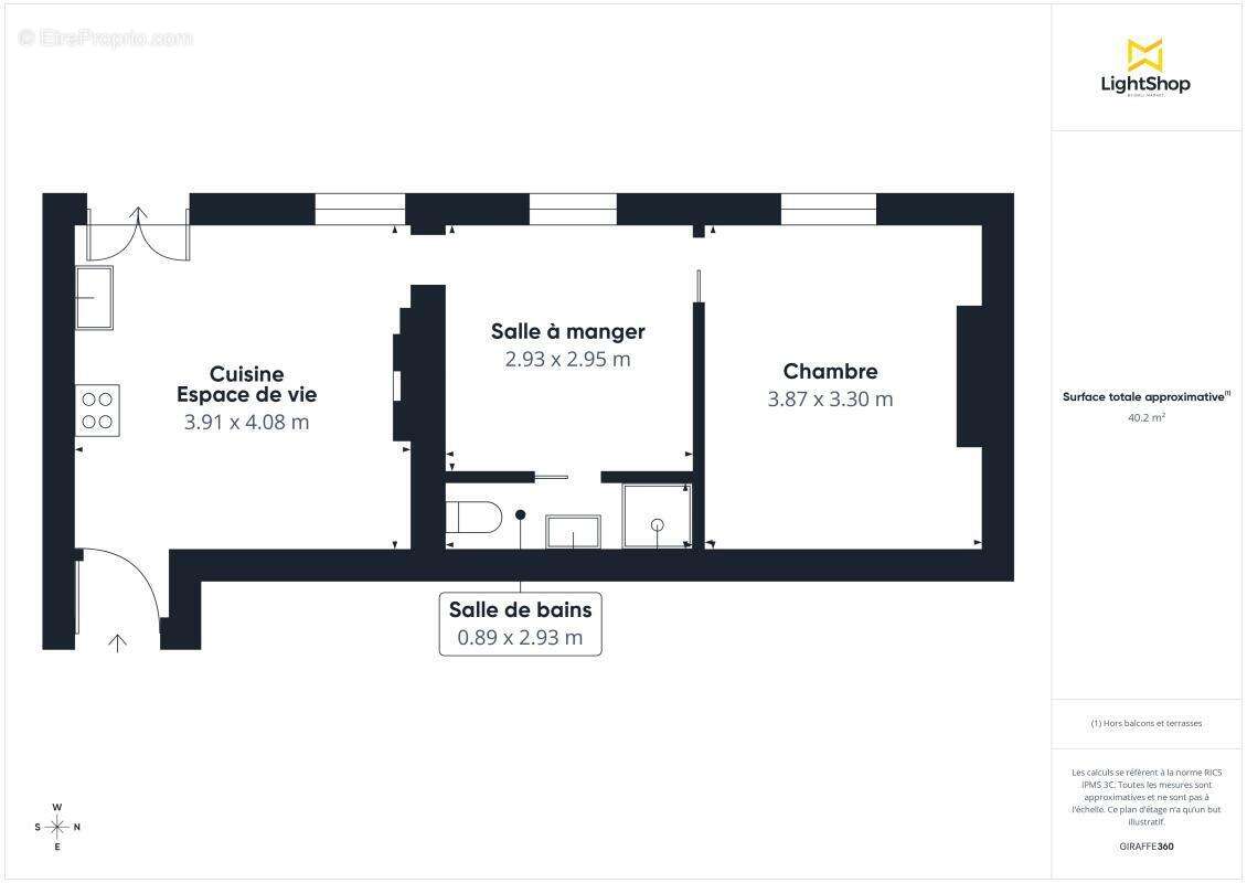 Appartement à PARIS-13E